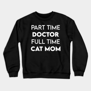 doctor cat Crewneck Sweatshirt